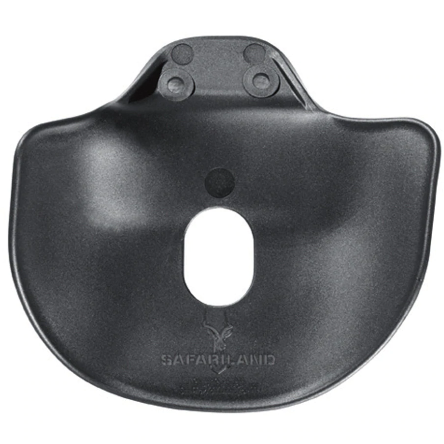 Safariland Model 568BL injection molded cantable paddle for 3-hole pattern holsters, featuring ergonomic design and secure locking mechanism.