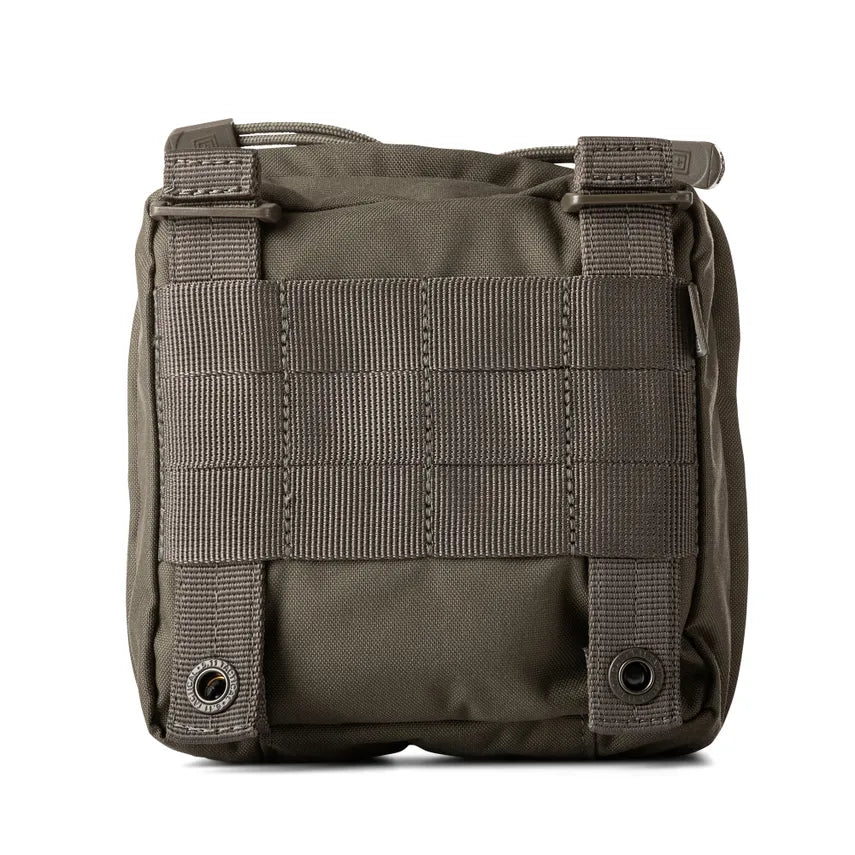 Rear of 5.11 Tactical 6x6 Medical Pouch MOLLE SlickStick Mount | 58715 ranger green