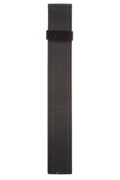 Safariland Model 6009-11 Single Strap Leg Assembly in black, featuring durable webbing and a Velcro closure.