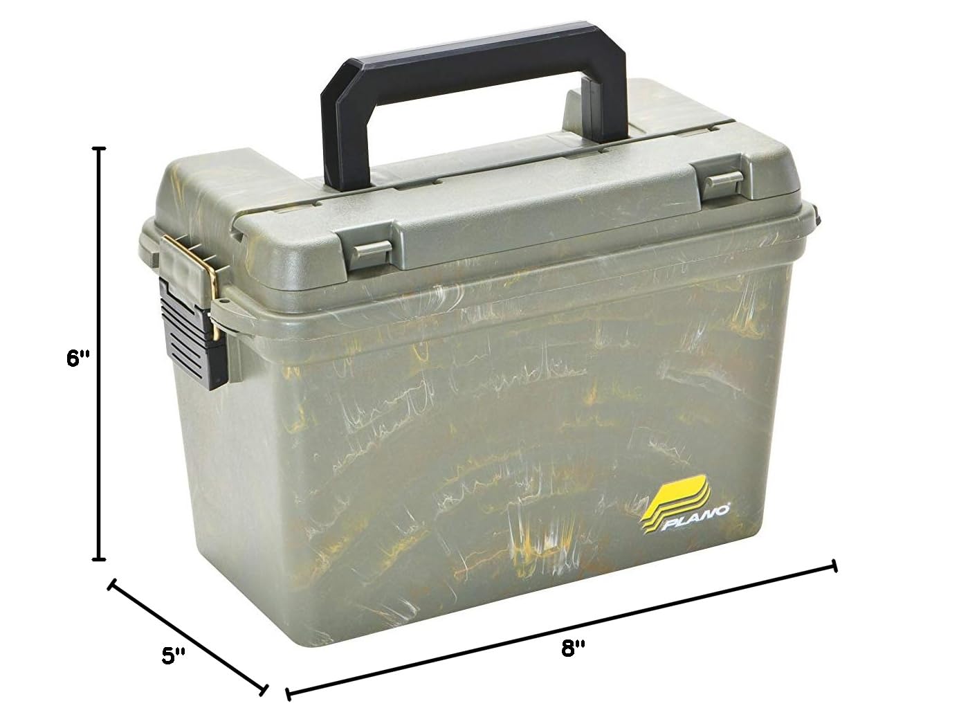 Plano  Large Camo Swirl Field Ammunition Case 161200 - OD Green