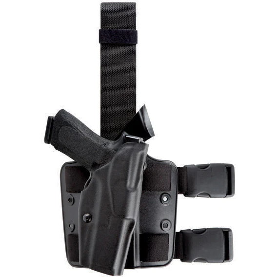 Safariland Model 6354 ALS Tactical Thigh Holster for Sig Sauer P229 with double leg straps and lightweight design.