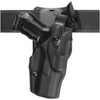 Safariland Model 6365 ALS Low-Ride Holster for Glock 20 mounted on a duty belt, showcasing its Level III Retention design.