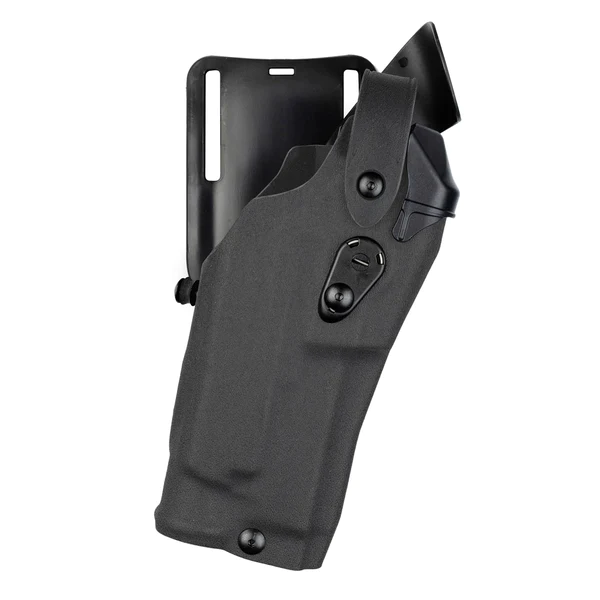 Safariland Model 6365RDS ALS/SLS low-ride duty holster designed for Glock 19 MOS with Streamlight TLR-2HL attachment.