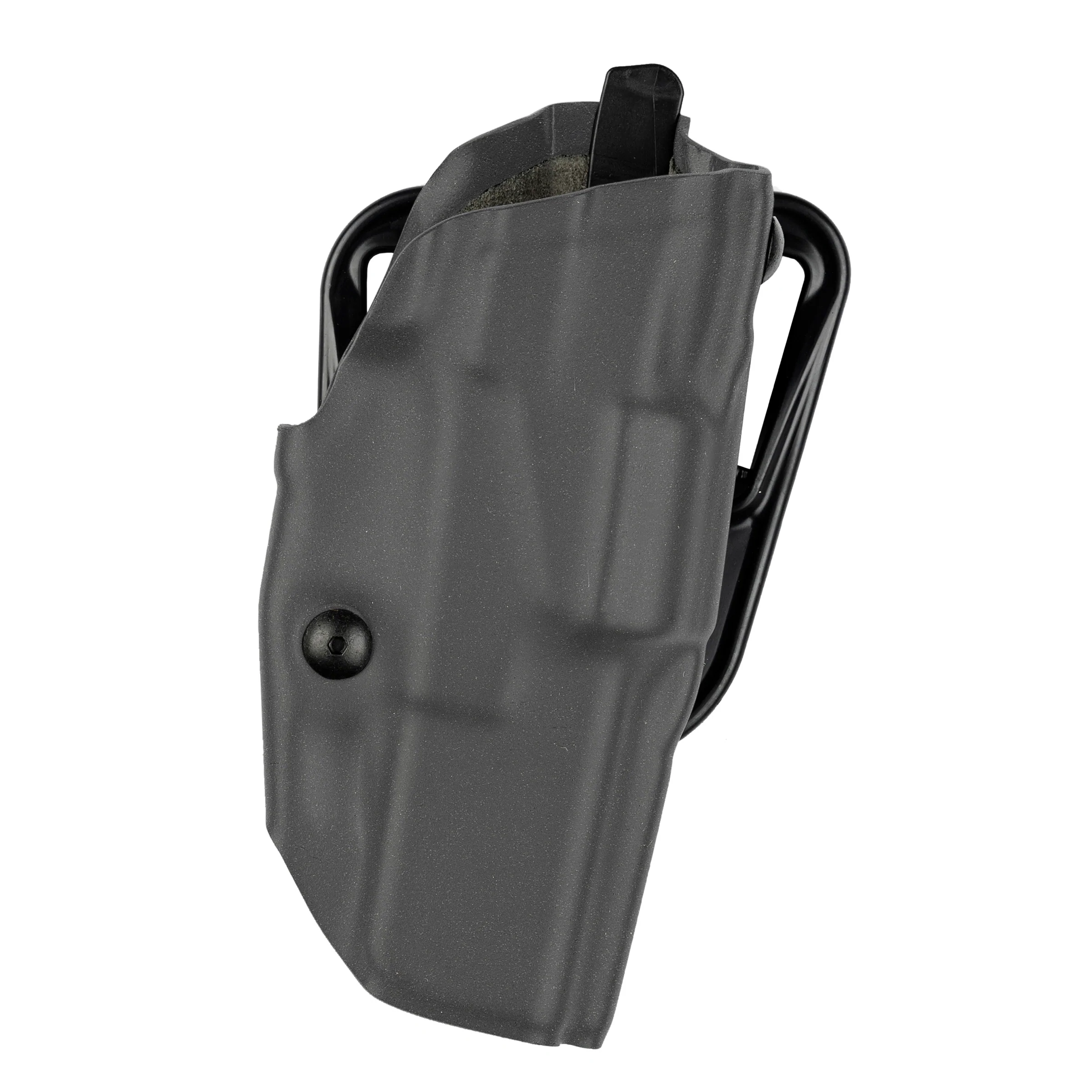Safariland Model 6377 ALS Concealment Holster for Glock 19 in black with belt loop attachment for secure carrying.