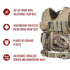Rothco Cross-Draw MOLLE Multicam Tactical Vest 6384