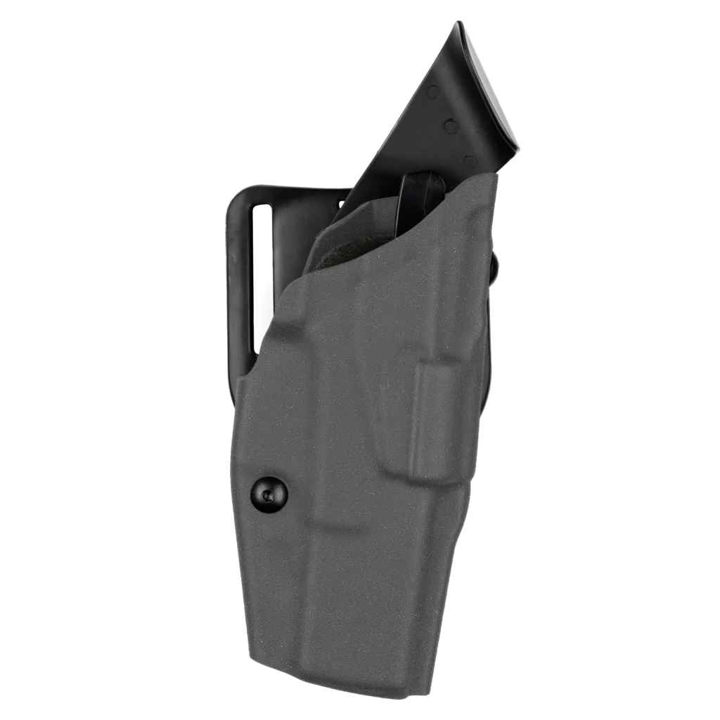 Safariland Model 6390 ALS Mid-Ride Duty Holster for Sig Sauer P229R, featuring automatic locking system and sleek design.