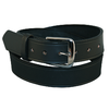 Boston Leather Traditional 1 1/2 Off Duty Belt made from full grain English Bridle leather with a silver buckle.