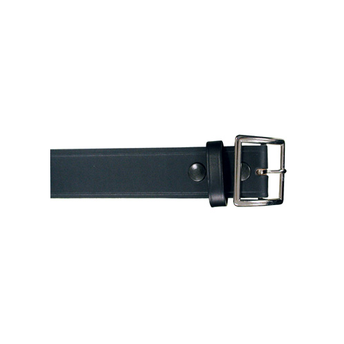 Boston Leather 1 3/4 Garrison Belt featuring a durable top-grain leather strap and silver buckle, ideal for postal use.