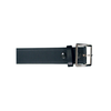 Boston Leather 1 3/4 Garrison Belt showing top grain leather and silver buckle for durable, stylish wear.