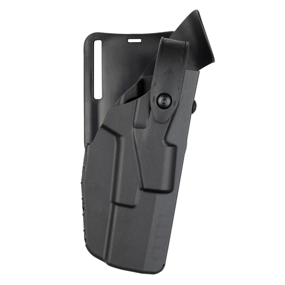 Safariland Model 7365 7TS ALS/SLS Low-Ride Duty Holster for Glock 23 Gen 5, durable lightweight design, black finish.