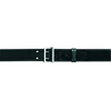 Safariland 87 Sam Browne Buckled Duty Belt in black with silver buckle, featuring a durable design and suede lining.