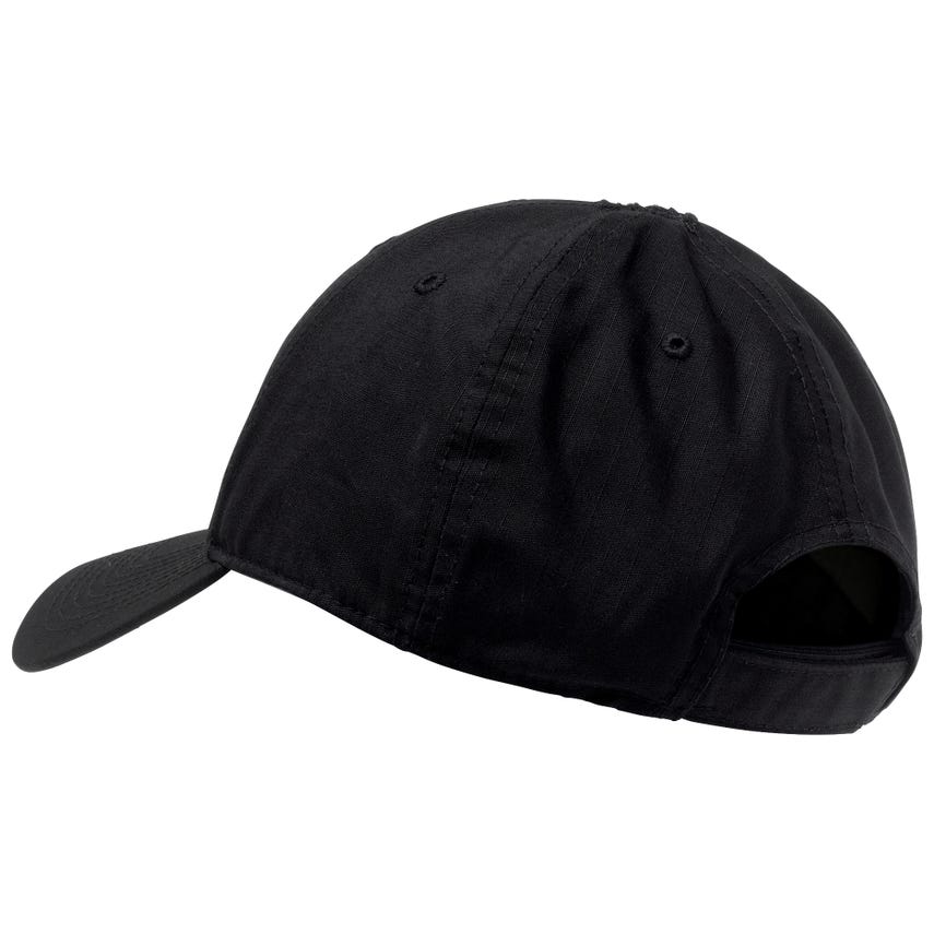 5.11 Tactical Taclite Uniform Cap in black, showcasing its durable design and functional style for professionals.