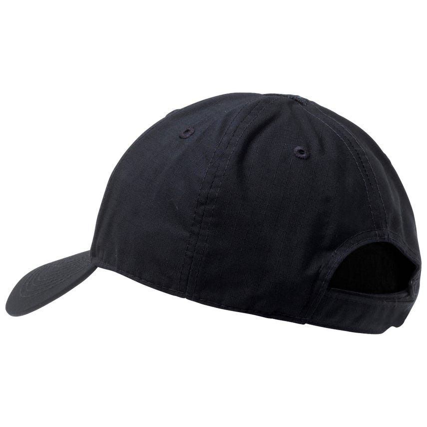 5.11 Tactical Taclite® Uniform Cap in black, showcasing its durable design and functional features for professionals.