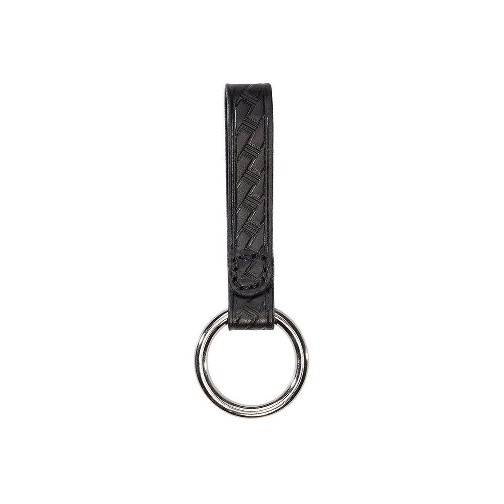 Aker Leather Baton Ring Strap made of premium cowhide with brass snaps, designed for belts up to 2-1/4 inches.