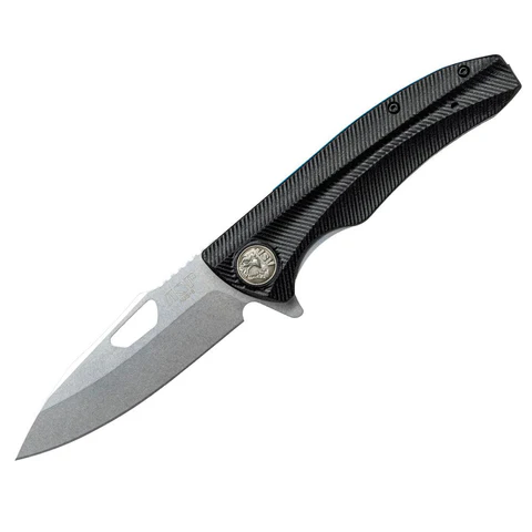 ASP PDK-2S police duty knife with a grooved grip and stonewashed blade, designed for reliable everyday use.