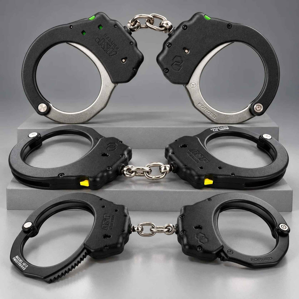 ASP Chain Ultra Plus Handcuffs, Keyless Double Lock
