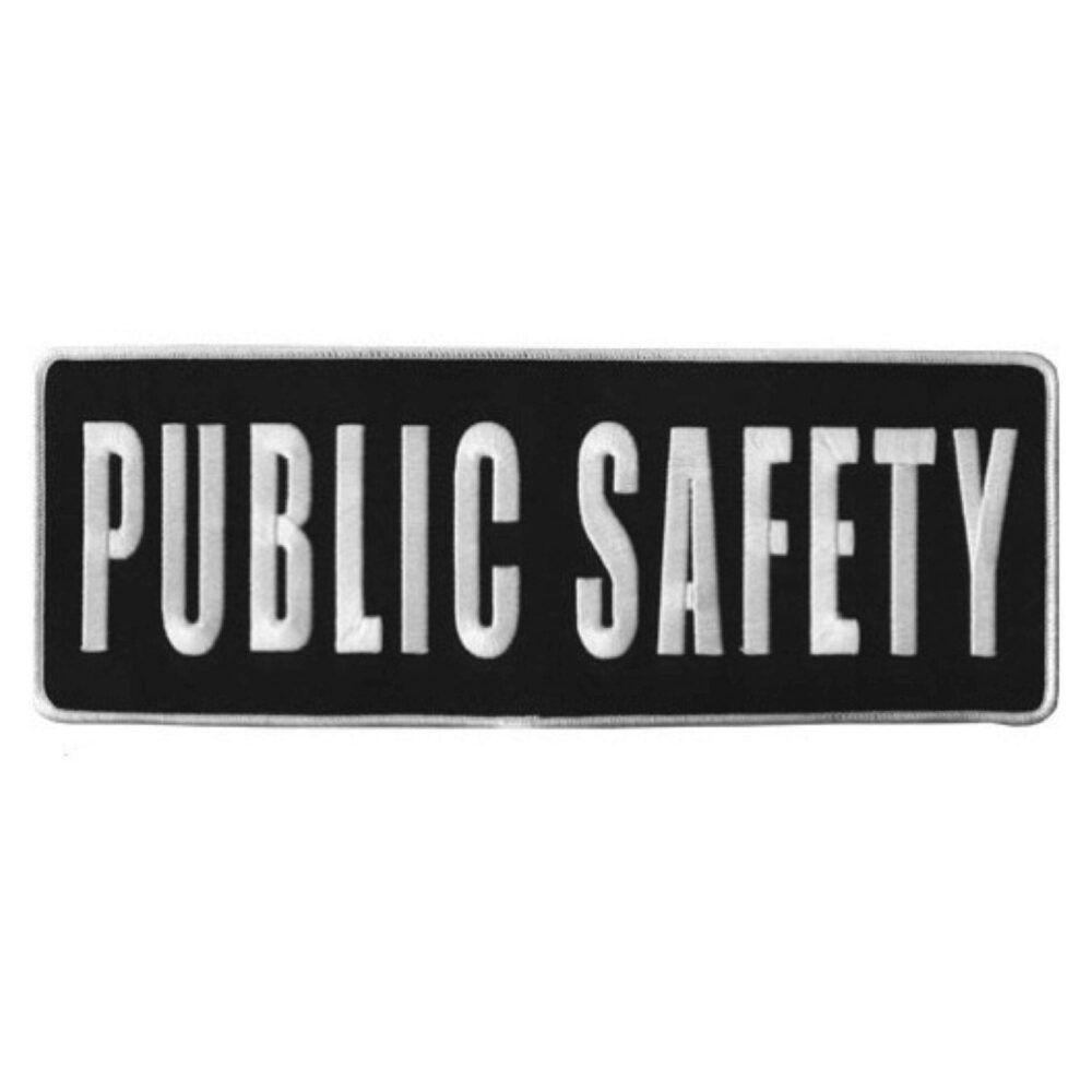 Public Safety Emblem Large 4" x 11" - Miscellaneous Emblems