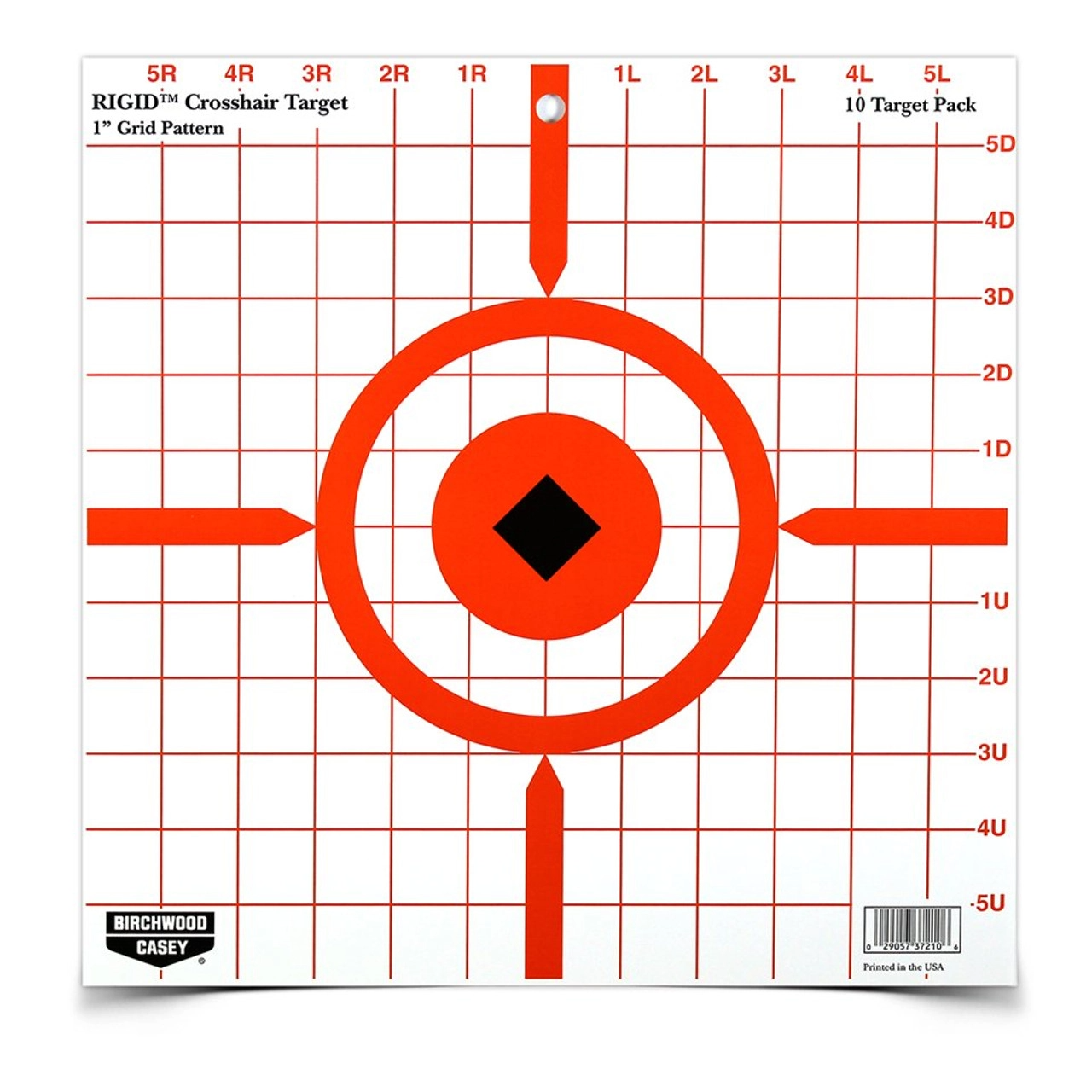 Birchwood Casey Rigid 12 Inch Crosshair Sight-In, 10 Targets BC-37210
