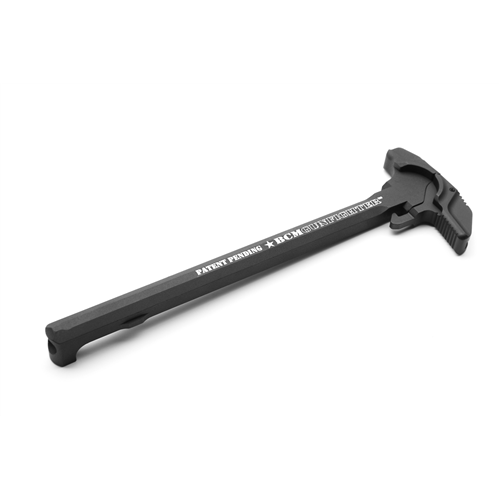 Bravo Company BCMGUNFIGHTER Charging Handle in black, designed for M4/M16, made from durable 7075 T6 Aluminum.