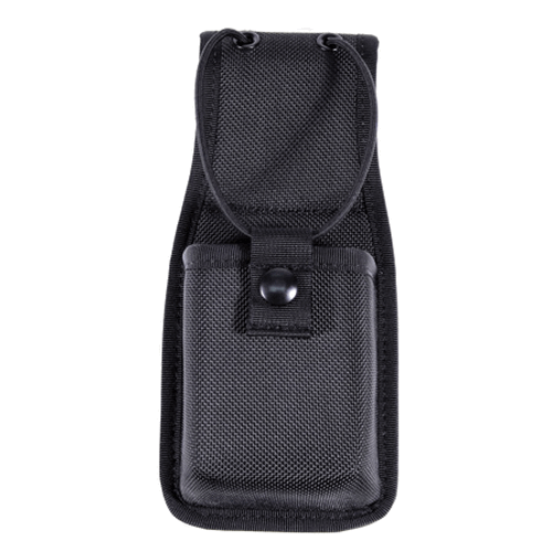 BLACKHAWK! Radio Case in durable CORDURA nylon with shock cord retention and swivel belt loop for easy access.