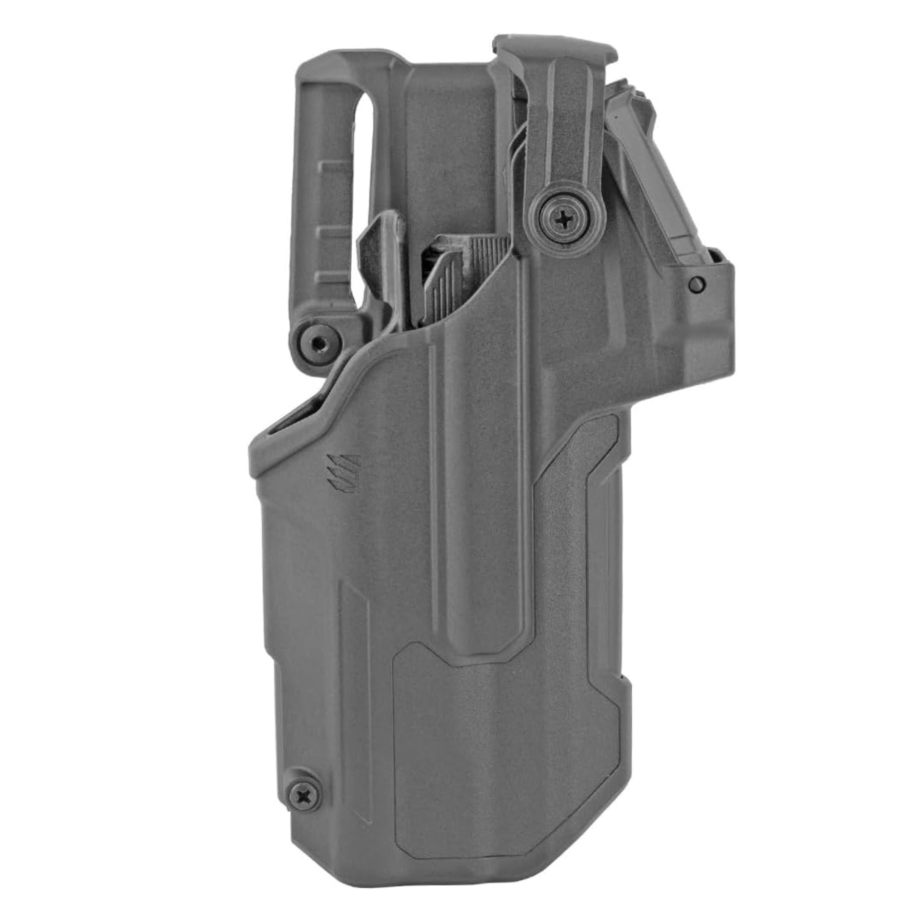 BLACKHAWK! T-Series Black L3D LB RDS Glock 17/19/22/23 w/TLR 7/8 Right-Hand 44NF00BKR UPC  604544677324 Front