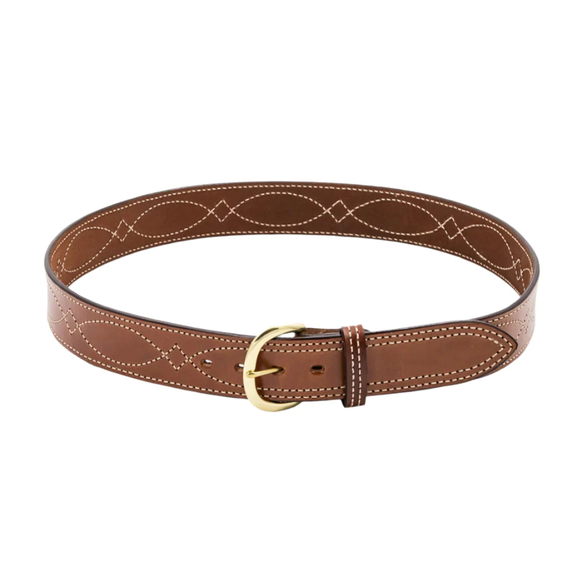 Bianchi Model B9 Reversible Fancy Stitched Belt 1.75" (45mm)
