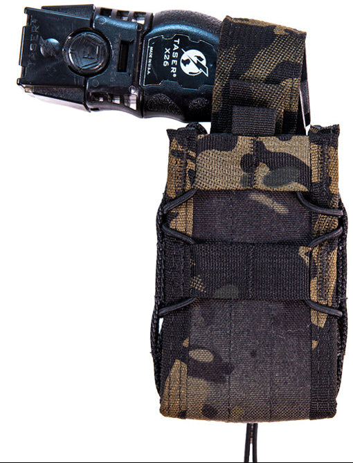 Black camo High Speed Gear Stun Gun Taco® for X26 and X2 11SG - MOLLE