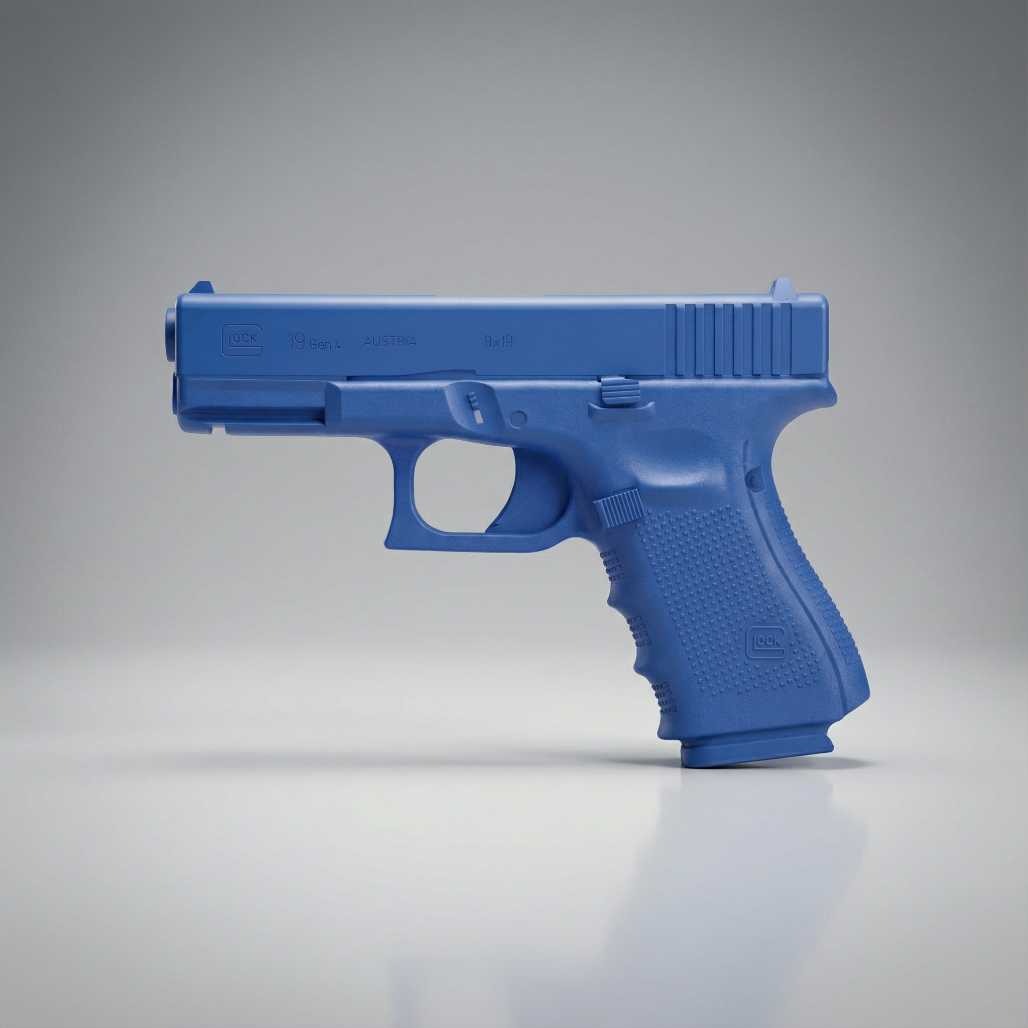 Blue Training Guns By Rings Glock 19/23/33 Generation 4 FSG19G4 on a gray background