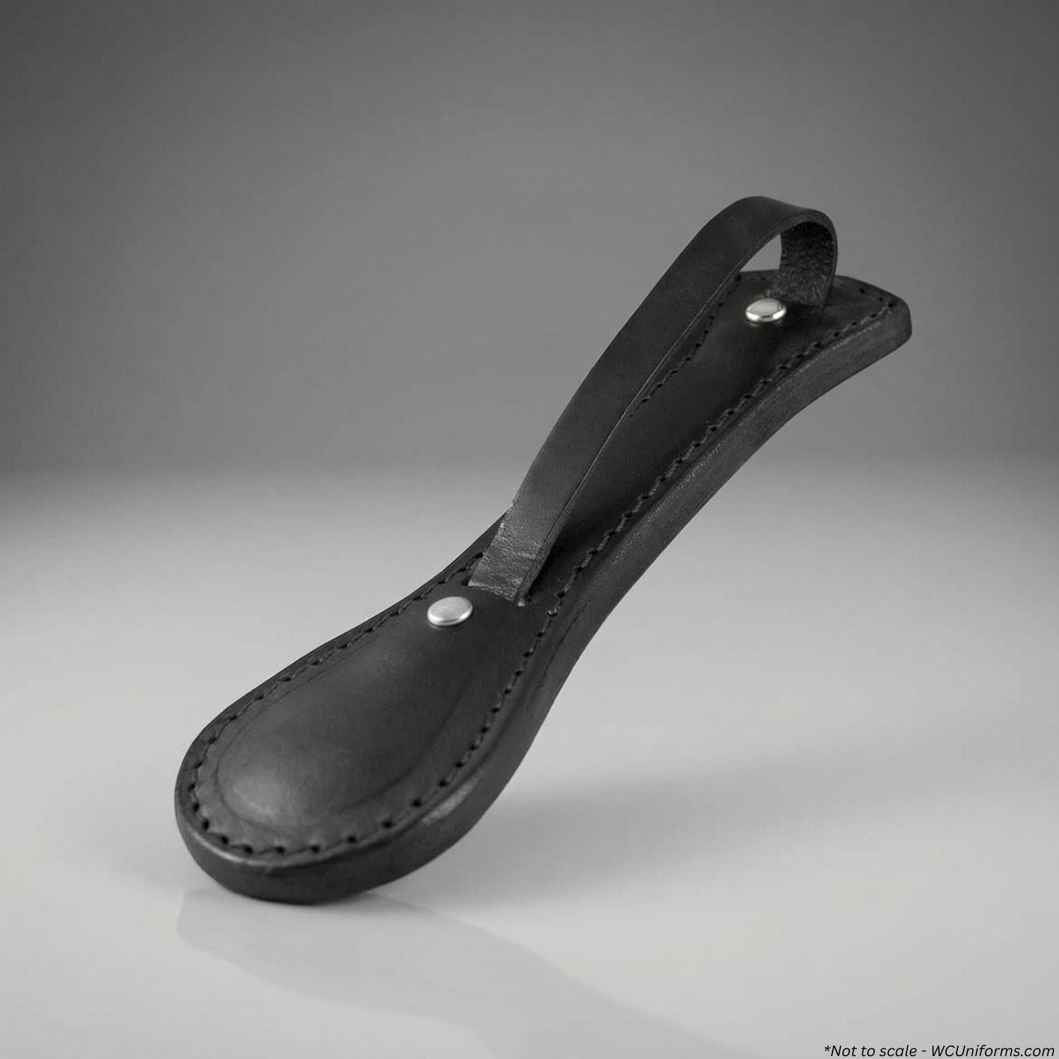 Boston Leather Junior 2-Ply Sap black leather compact impact tool model 5411 with stitched edges and looped handle strap