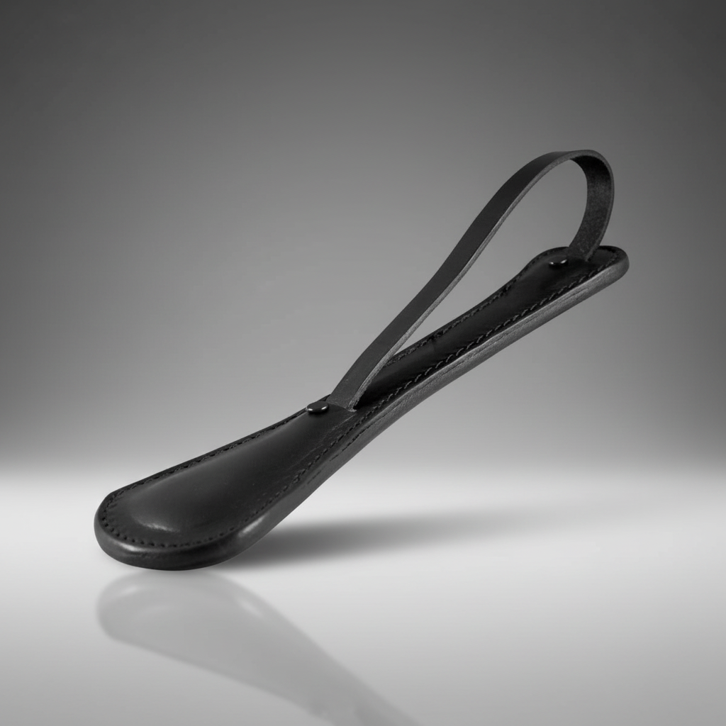 Boston Leather Black Texan 4 Ply Sap 11" on a gray background