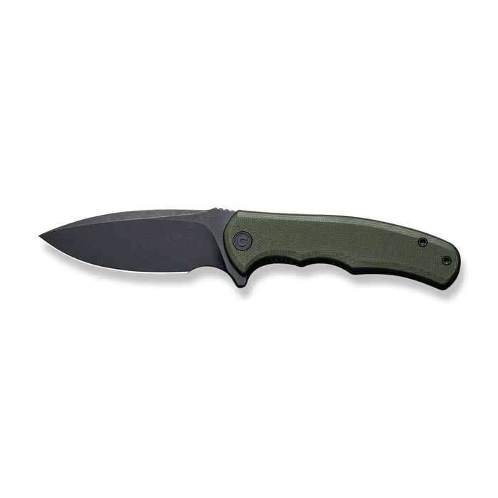 CIVIVI Knives Mini Praxis Knife with G10 handle and black stainless steel blade for everyday carry and utility.