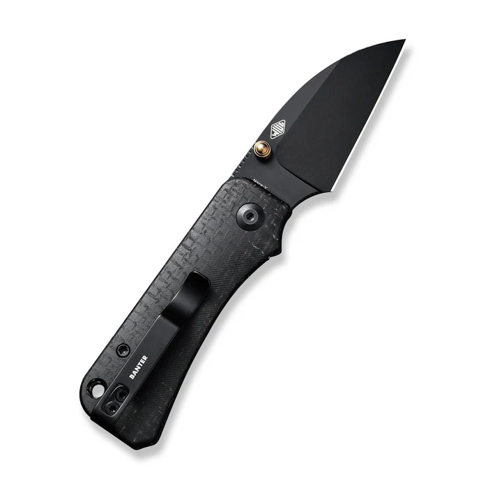 CIVIVI Baby Banter Wharncliffe Knife with Micarta Handle and 2.32-inch Nitro-V Blade, designed for lightweight carry and precision.