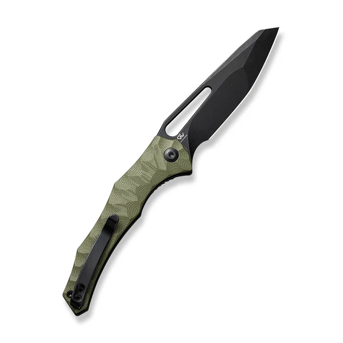 CIVIVI Spiny Dogfish Knife with G10 Handle and Black Blade, ideal for everyday carry and outdoor use.