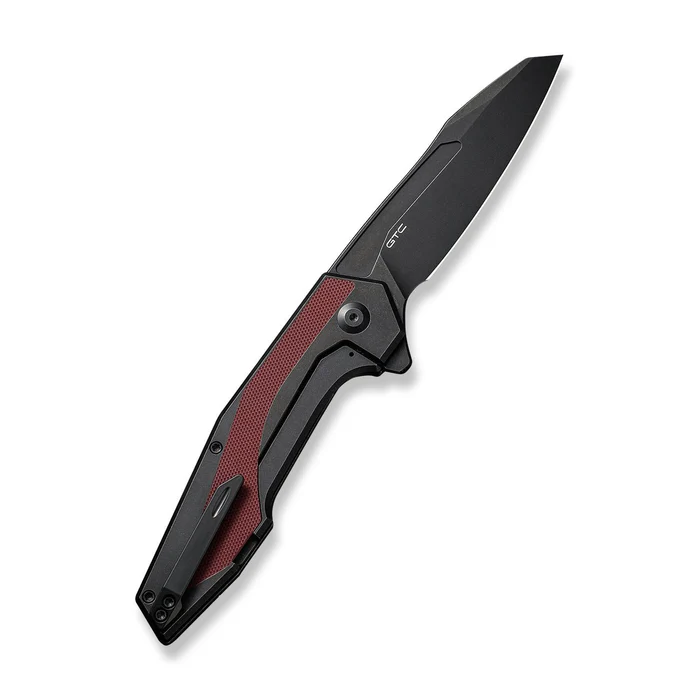 CIVIVI Hypersonic Flipper Knife with G10 handle and 3.7-inch 14C28N blade, sleek design and ergonomic grip.