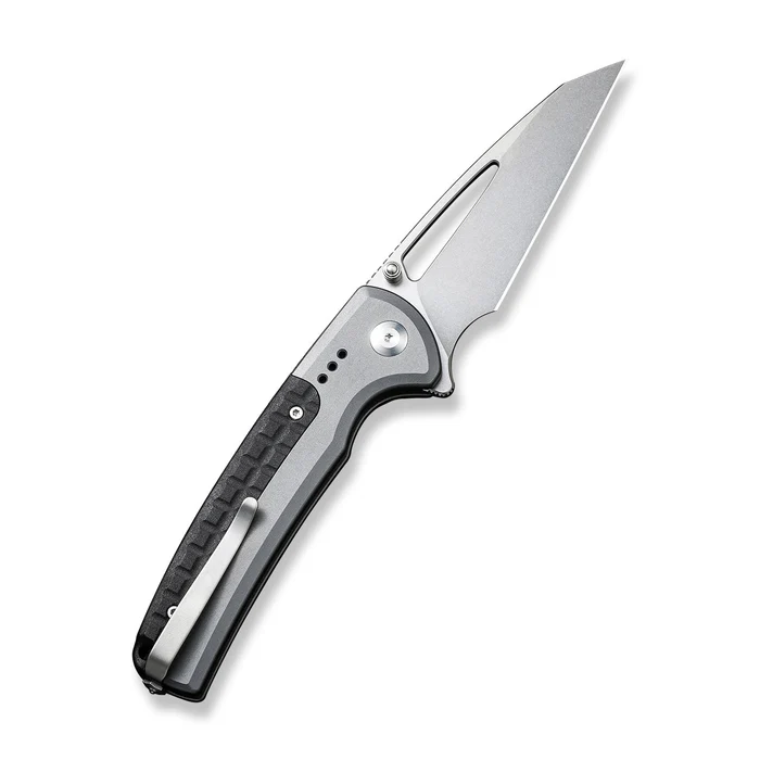 CIVIVI Sentinel Strike knife with a sleek gray aluminum handle and 3.7