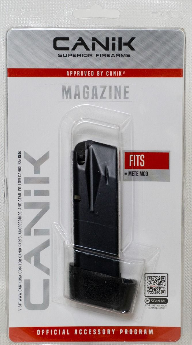 Canik METE MC9 15rd Magazine w/ Full Grip Extension