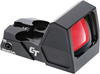 Crimson Trace RAD Open Reflex Sight showcasing a lightweight design and 3 MOA red dot for precision shooting.