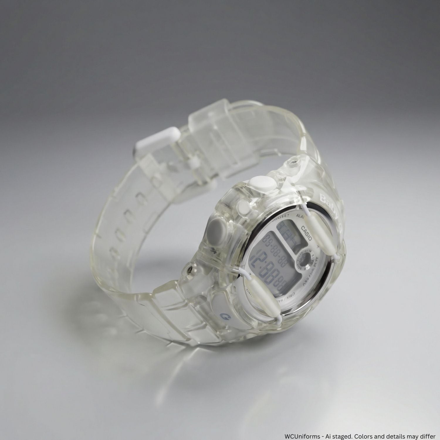 Reloj digital Casio Baby-G con correa translúcida