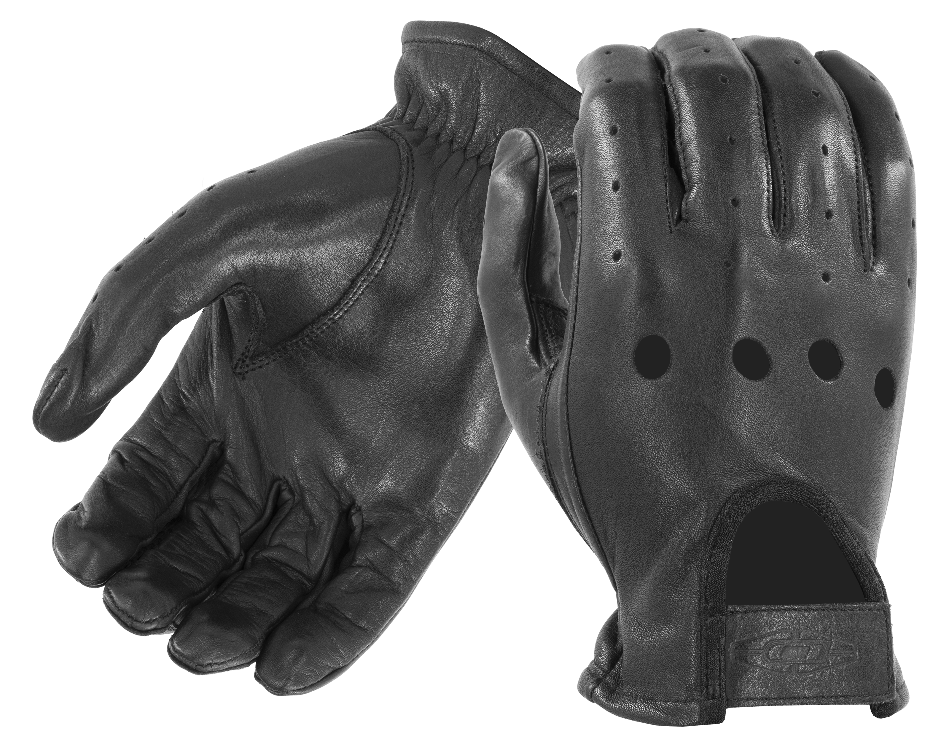 Damascus Full-Finger Leather Driving Gloves