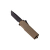 Tekto Gear A2 Badger Mini Automatic OTF Knife (Desert/Black)