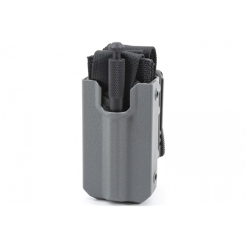 Eleven 10 RIGID TQ Case for SOF-TT Tourniquet in gray, designed for easy belt attachment and quick access.