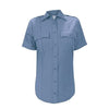 Elbeco Women&#8217;s DutyMaxx Short Sleeve Shirt &#8211; Medium Blue, 32 -