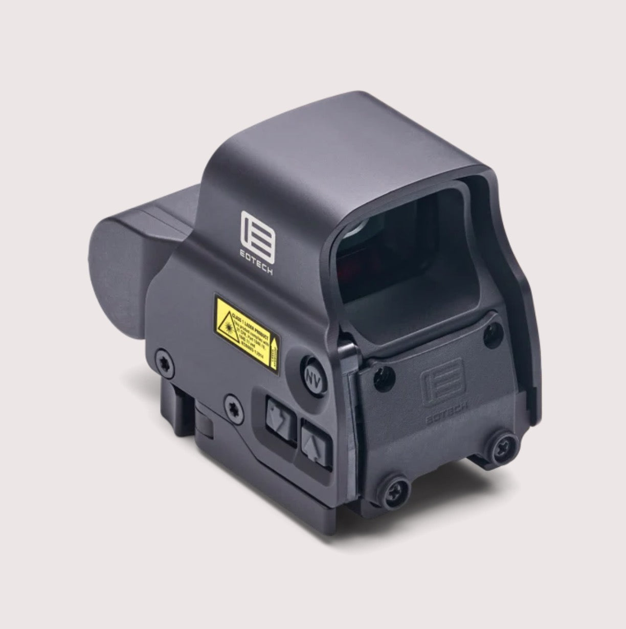 Eotech gun sight on a light gray background