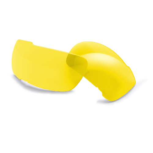 ESS CDI MAX yellow replacement lenses, made from 2.4mm high-impact polycarbonate for maximum eye protection.