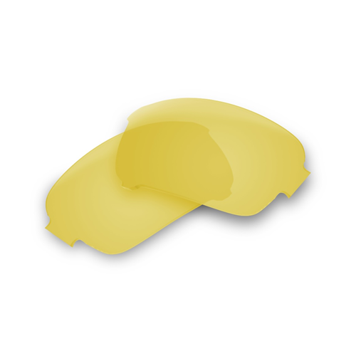 ESS Rollbar accessory lenses in yellow, high-impact polycarbonate for improved visibility and lens exchange.