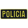 Large Embroidered Emblems 4" x 11" - Polica in White