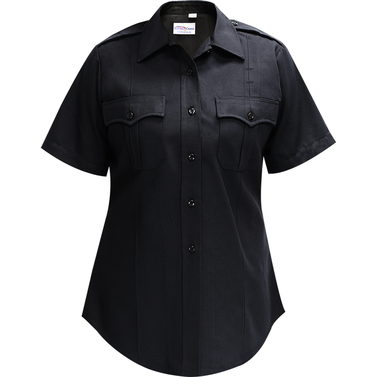 Flying Cross Deluxe Tropical Women's Short Sleeve Shirt w/ Traditional Collar 154R66 10 30 N/A