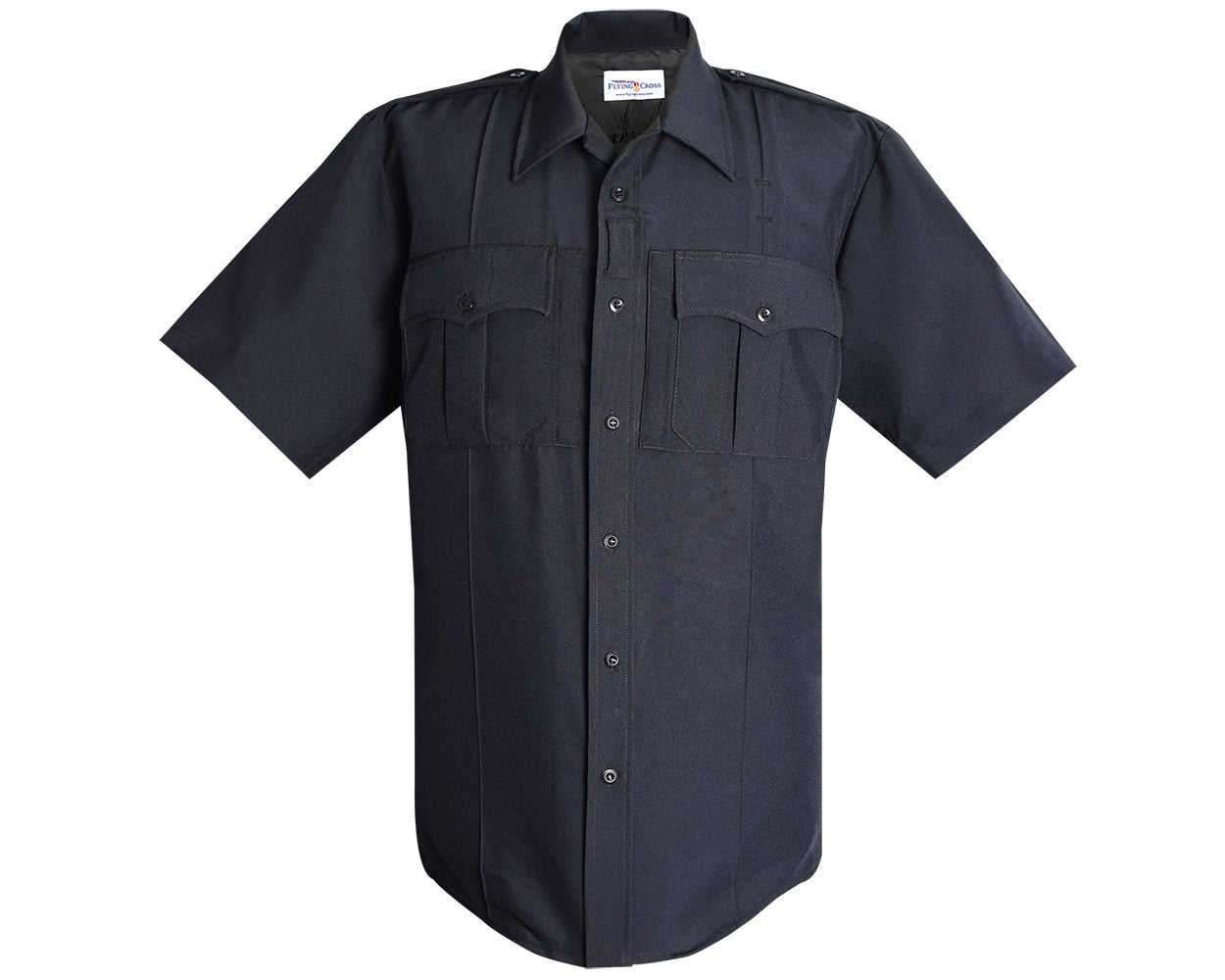 Flying Cross Command Power Stretch Short Sleeve Shirt w/ Zipper