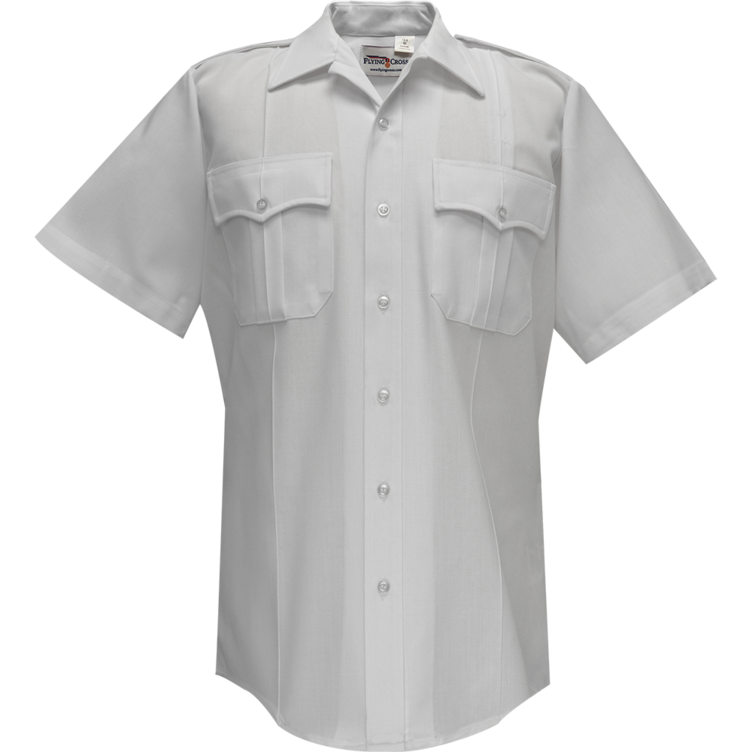 Flying Cross Deluxe Tropical Short Sleeve Shirt w/ Pleated Pockets 95R66 00 2XL N/A