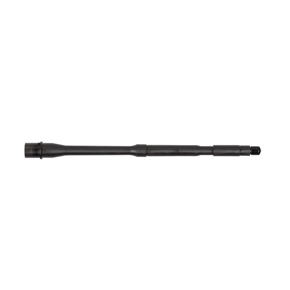 FN America AR-15 button rifled barrel, 16-inch mil-spec steel, chambered in .223 Rem/5.56, M4 style design.